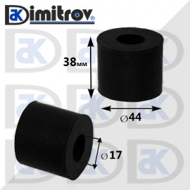 Гумен тампон Ø 17 х Ø 44 х 38 mm